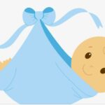 picture of a baby boy in blue blanket
