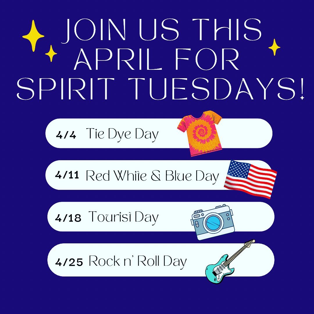 Spirit Tuesdays!